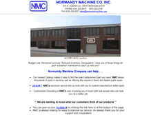 Tablet Screenshot of normandymachine.com